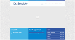 Desktop Screenshot of drsokolsky.com